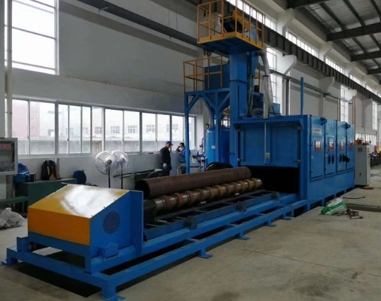赤峰喷砂机在管道除锈中的现场施工应用